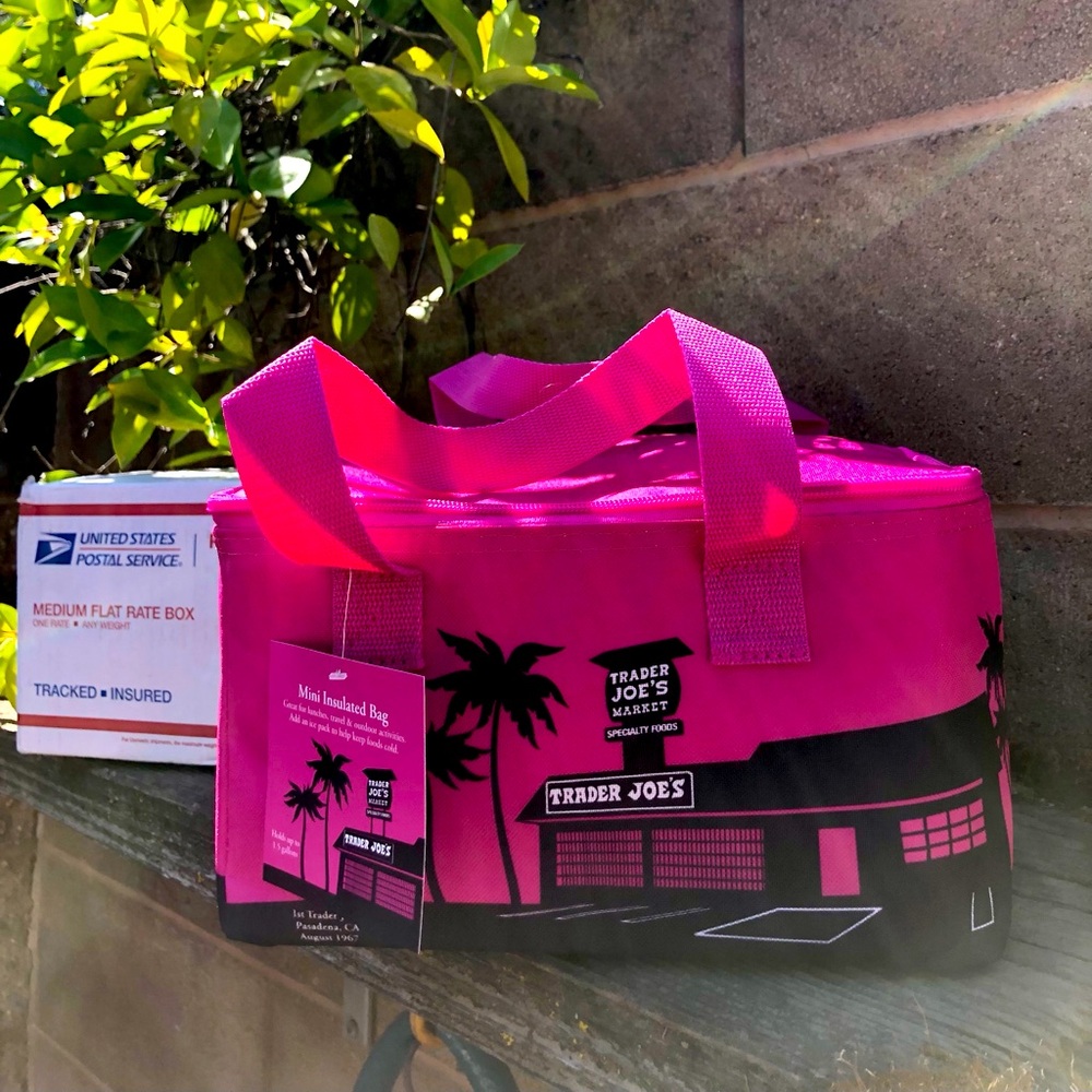 Trader Joe’s pink Mini Insulated Bag